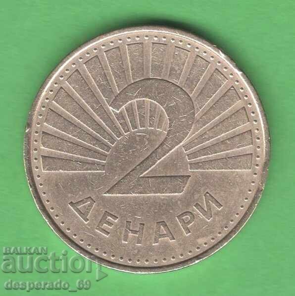 (¯`'•.¸ 2 denari 2001 MACEDONIA ¸.•'´¯) cu preț € 0.30 | 0.59 BGN (¯`'•.¸ 2 denari 2001 MACEDONIA ¸.•'´¯) cu preț € 0.30 | 0.59 BGN