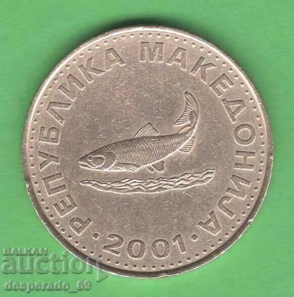 (¯`'•.¸ 2 denari 2001 MACEDONIA ¸.•'´¯) (¯`'•.¸ 2 denari 2001 MACEDONIA ¸.•'´¯)