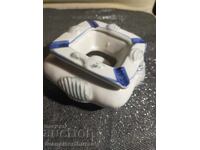 Cenușier din porțelan cu două componente