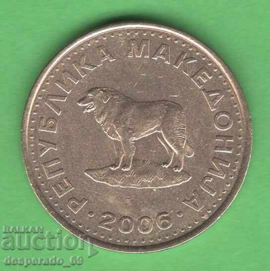 (¯`'•.¸ 1 denar 2006 MACEDONIA ¸.•'´¯)