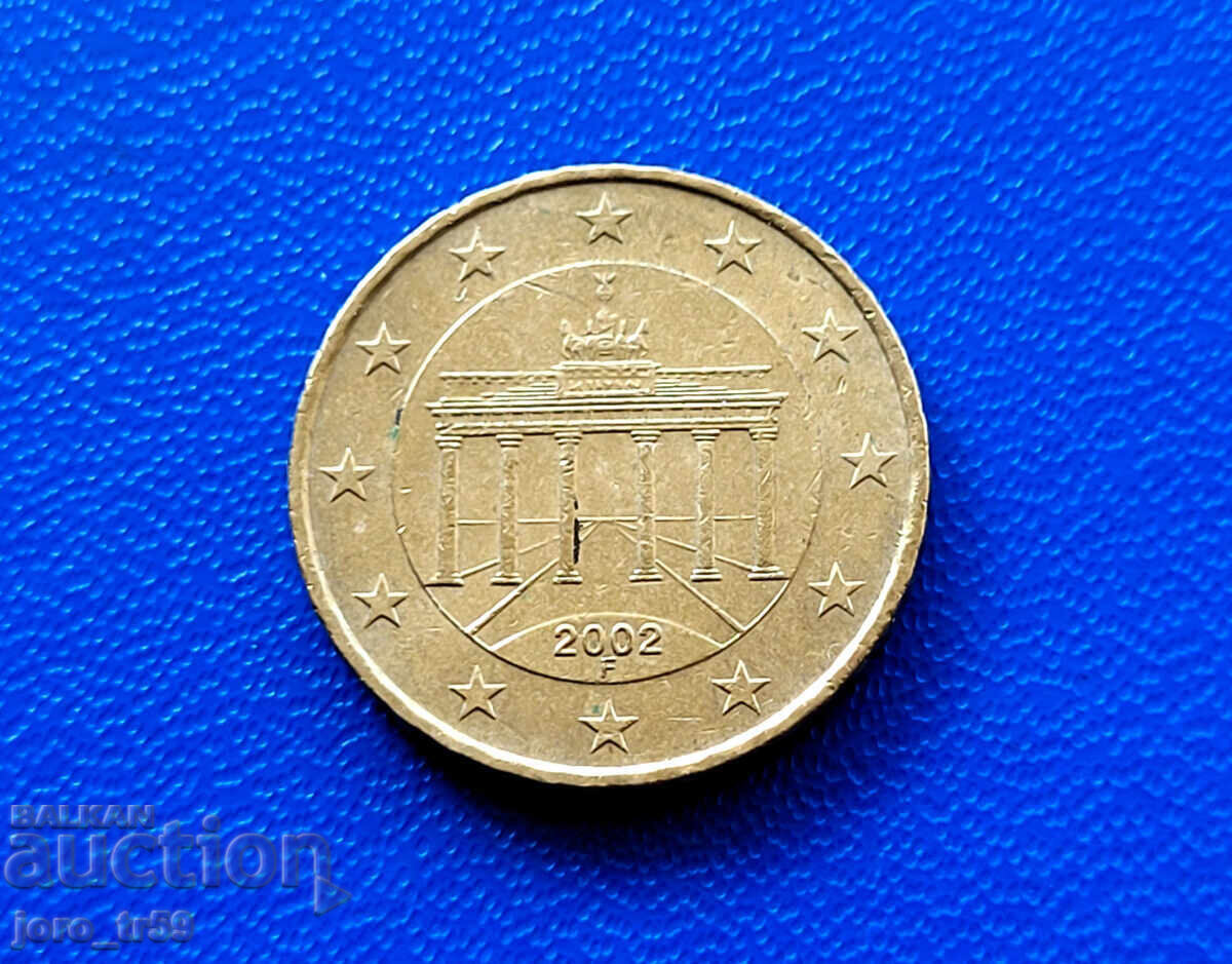 Германия 10 евроцента Euro cent 2002 F