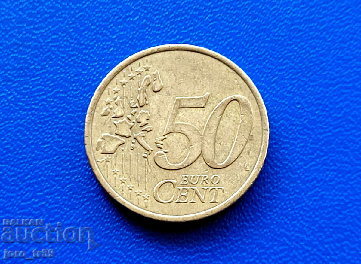 Franța 50 de euro cenți de euro 1999 cu preț € 1.10 | 2.15 BGN