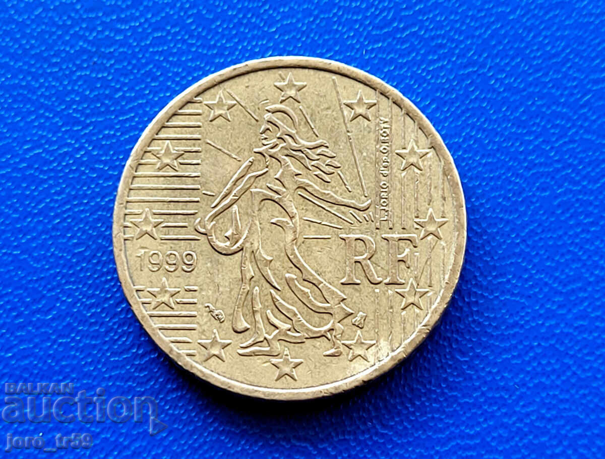 Franța 50 de euro cenți de euro 1999