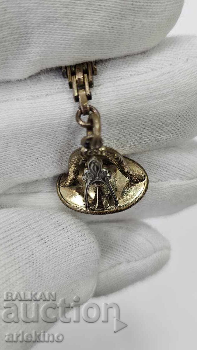 Livrarea Interesant, de colecție, Șatlen, Lanț pentru ceas de buzunar Livrarea Interesant, de colecție, Șatlen, Lanț pentru ceas de buzunar