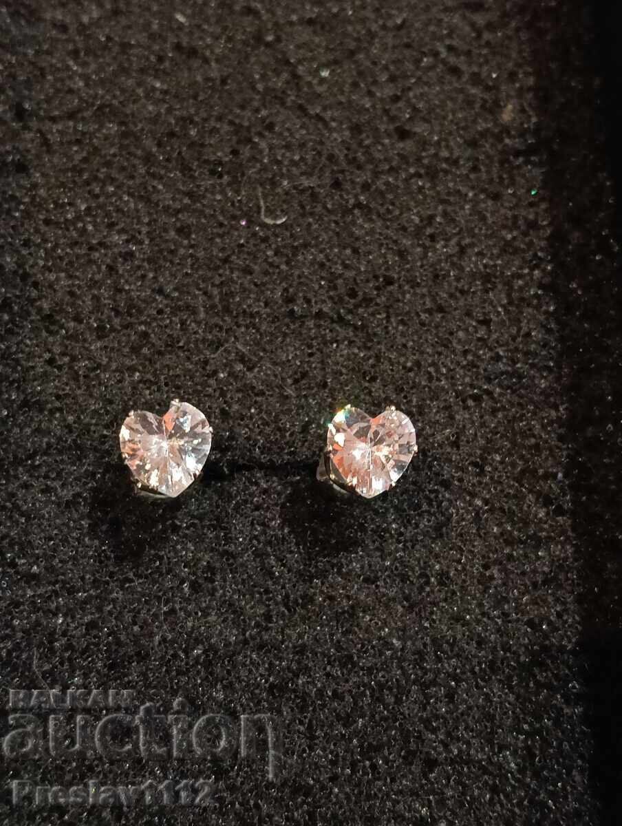 Σκουλαρίκια με Μοϊσανίτη Heart 1ct με τιμή € 0.01 | 0.02 BGN Σκουλαρίκια με Μοϊσανίτη Heart 1ct με τιμή € 0.01 | 0.02 BGN