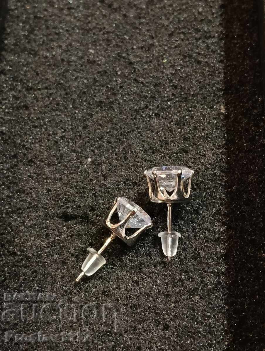 Обици с Мойсанит Brilliant 2ct - 5 Обици с Мойсанит Brilliant 2ct - 5