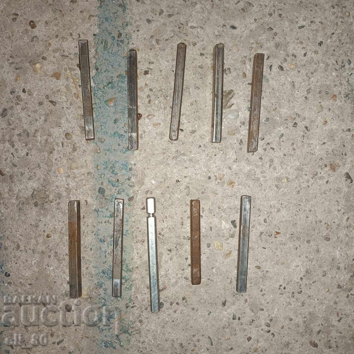 Tijă pătrată pentru broască, lot 10 bucăți