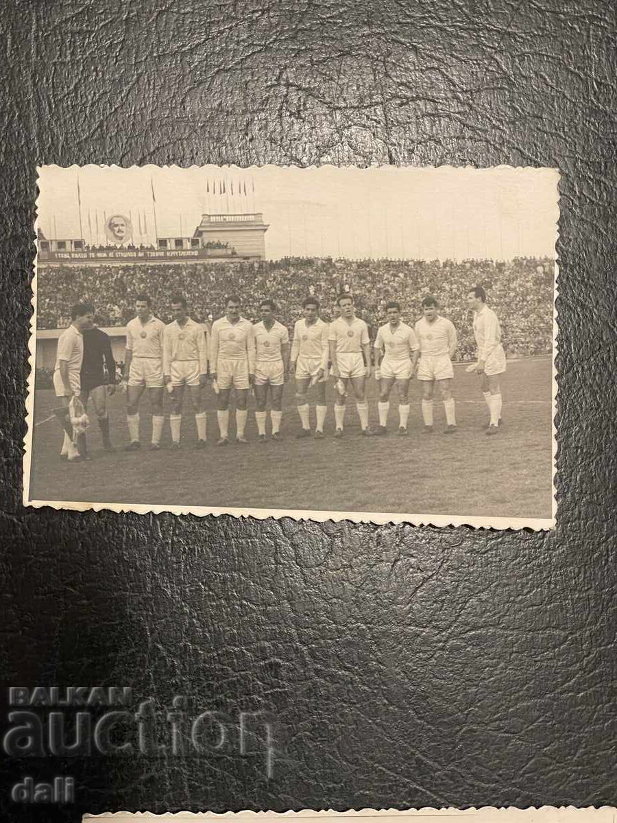 Delivery of 2 PCS. PHOTO, FOOTBALL, 1960s, BULGARIA - FLAMENGO BRAZIL
