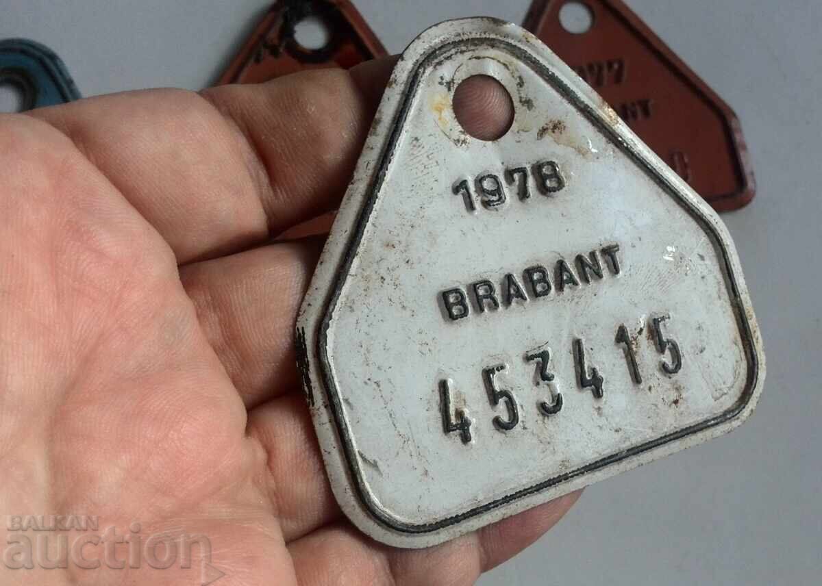 Livrarea Plăcuțe de înmatriculare pentru biciclete retro - Roți de transport