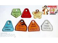 Ретро регистрационни табели за велосипеди - Транспортни коле