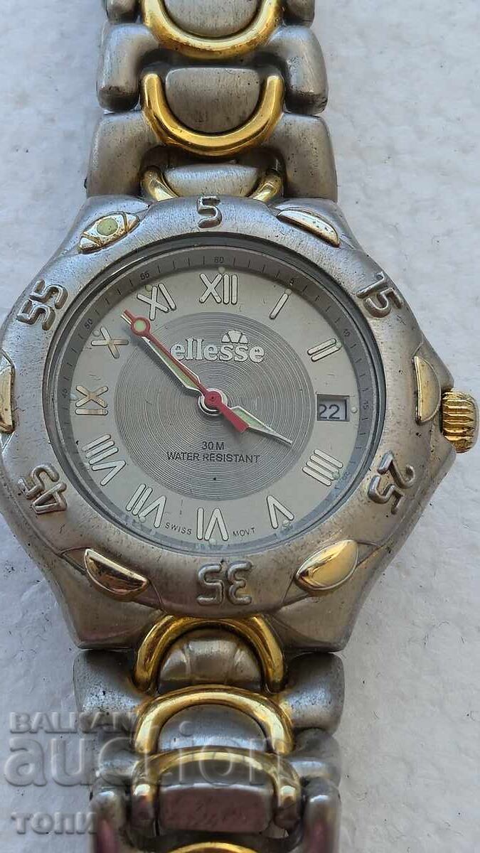 Licitație ELLESSE 30M SWISS MADE QUARTZ RAR FUNCȚIONAL FĂRĂ GARANȚIE BZC Licitație ELLESSE 30M SWISS MADE QUARTZ RAR FUNCȚIONAL FĂRĂ GARANȚIE BZC