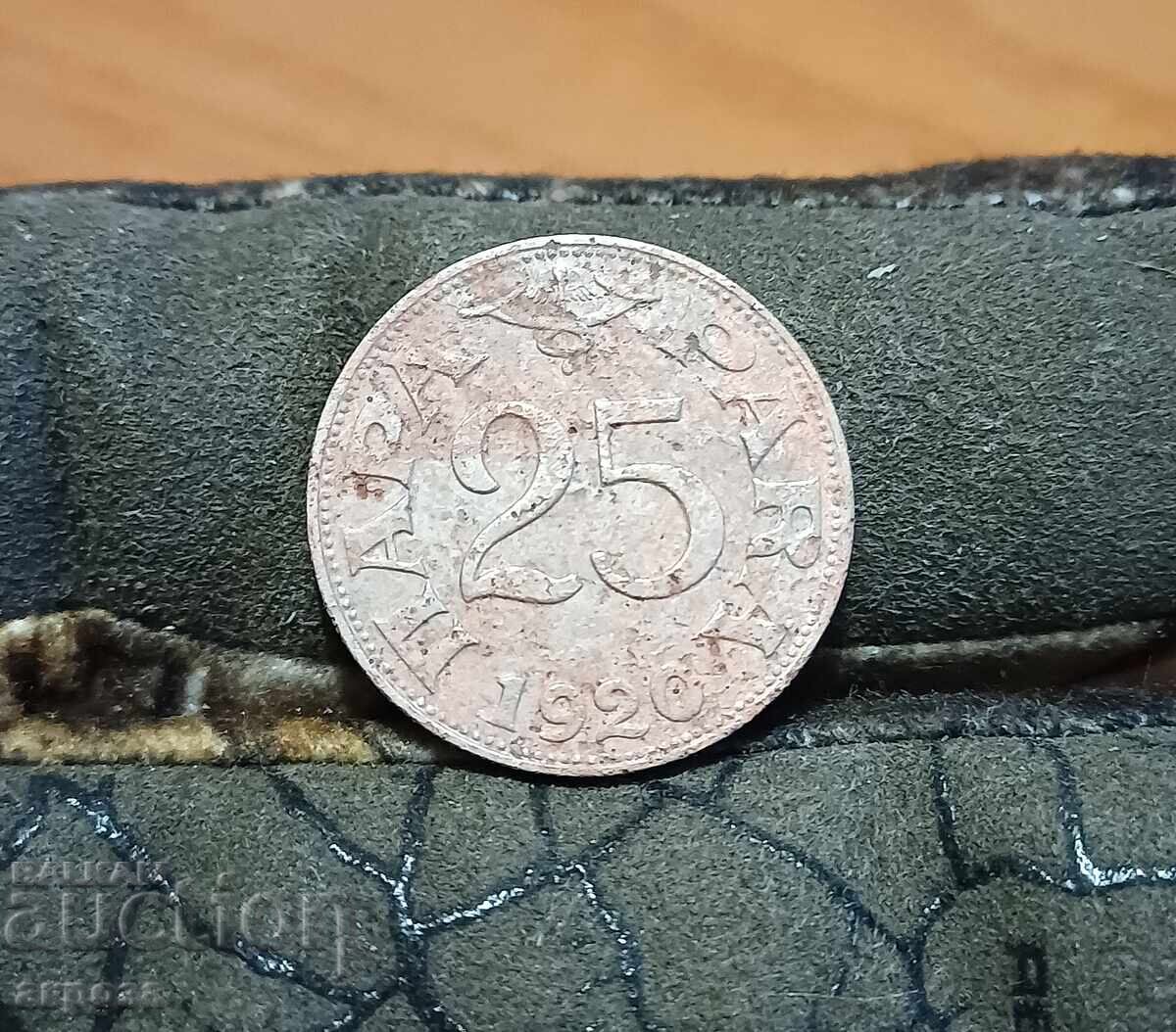 25 perechi Serbia 1920 Rare!