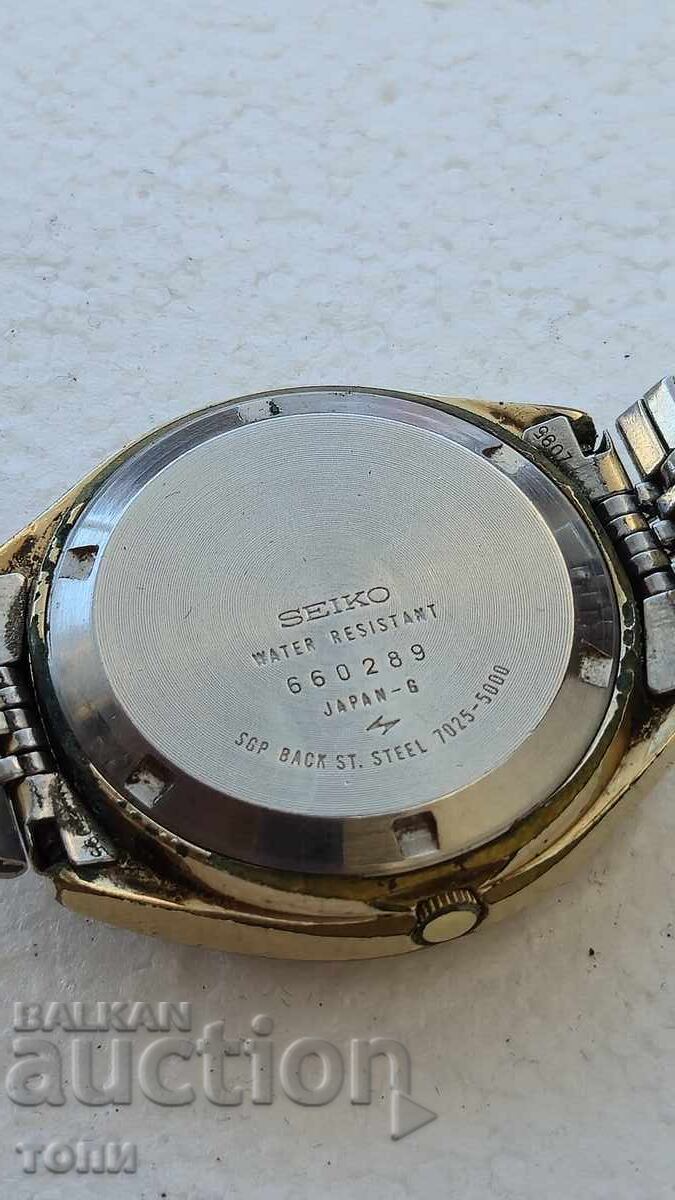 SEIKO AUTOMATIC JAPONIA RAR FUNCȚIONEAZĂ FĂRĂ GARANȚIE BZC!!!! - 5