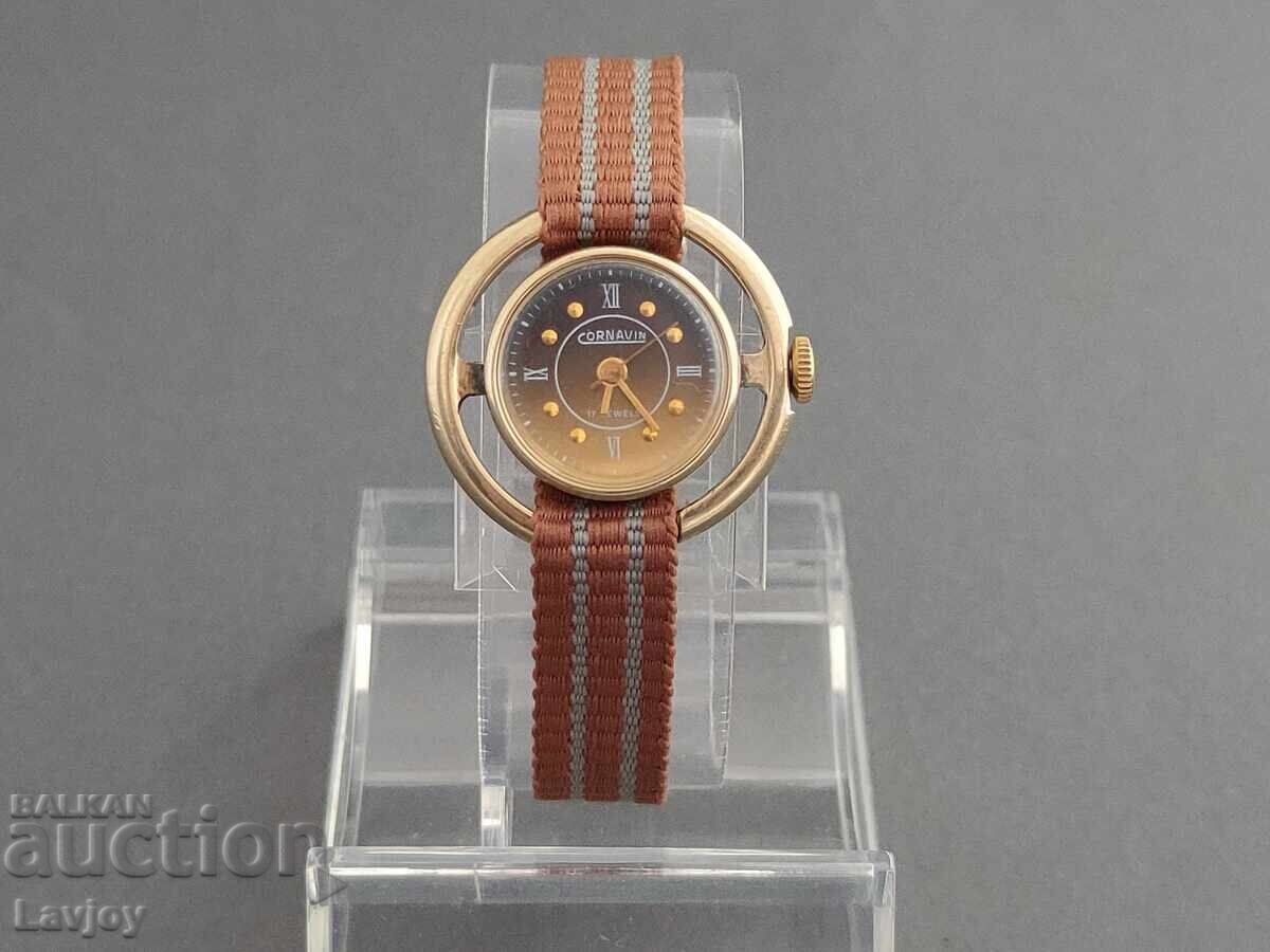 Ceas de damă retro Cornavin placat cu aur cu preț € 45.00 | 88.01 BGN