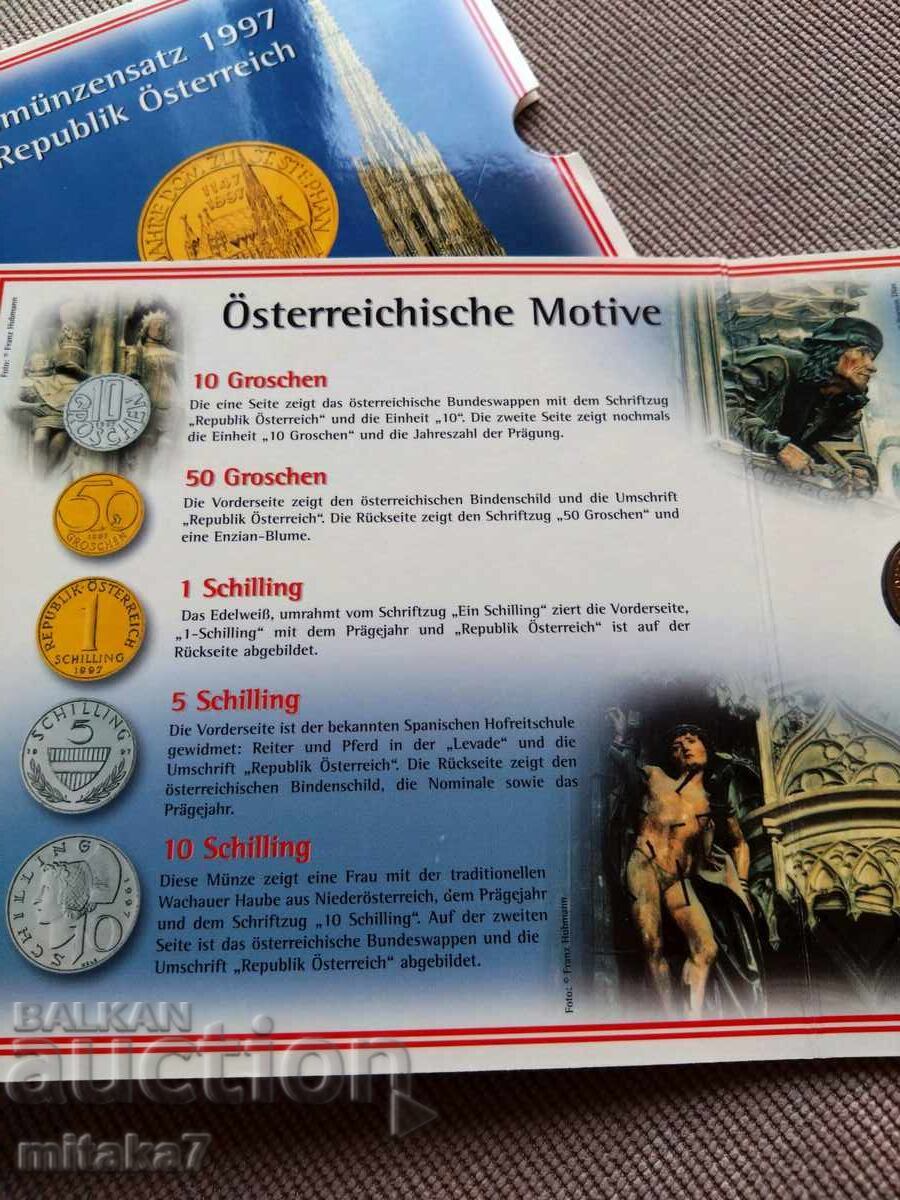Licitație Set de monede 1997, Austria
