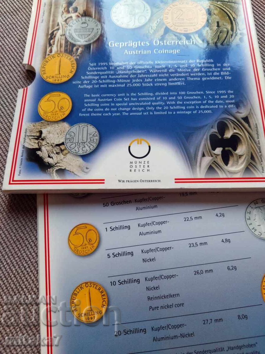 Set de monede 1997, Austria - 6