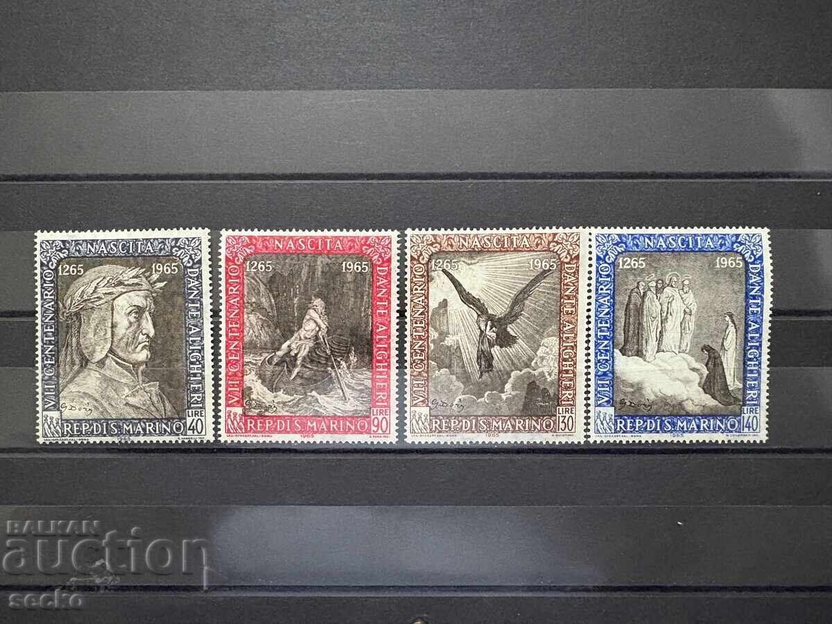 San Marino - 700 g. de la nașterea lui Dante ...(1965) MNH