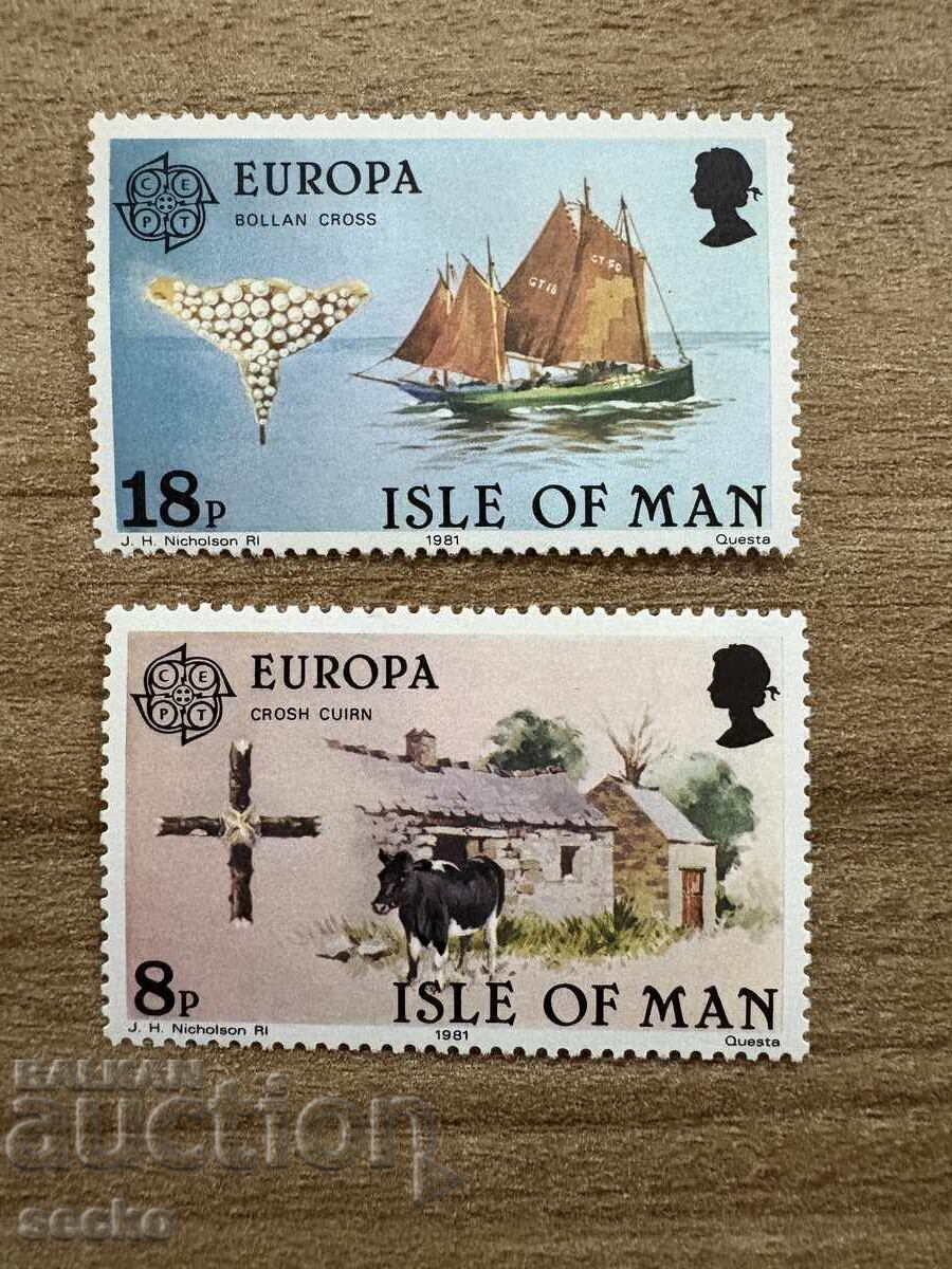 Insula Man - Timbre Europa - Folclor (1981) MNH