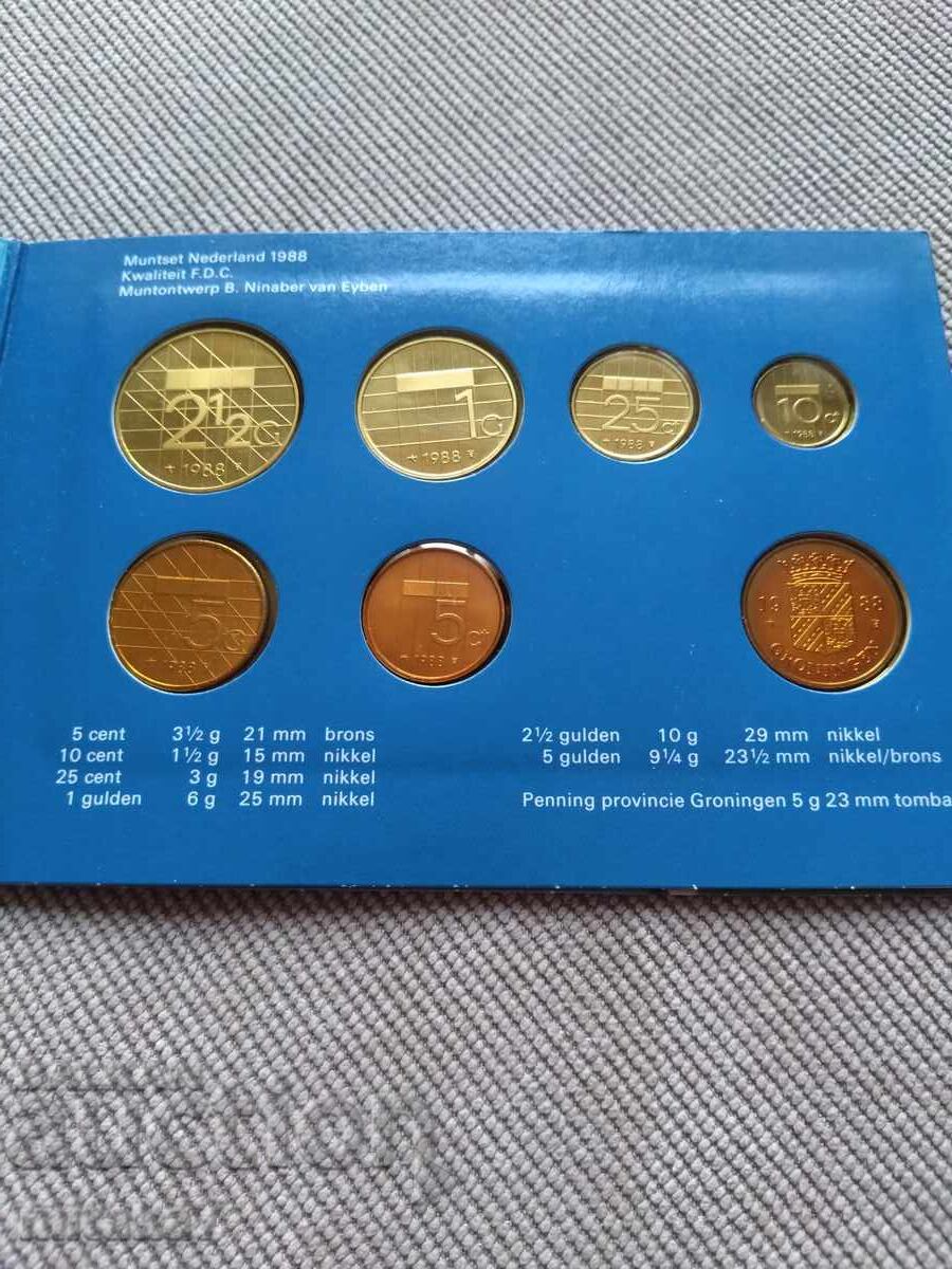 Set monede 1988, Țările de Jos cu preț € 8.00 | 15.65 BGN