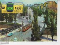 Carte poștală MAX FDC TRANSPORT ELECTRIC TRAMVAIE SOFIA