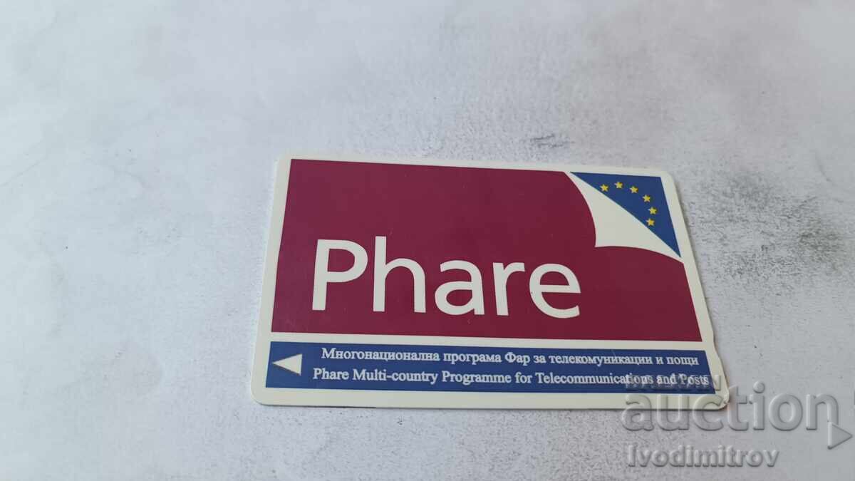 Cartelă telefonică BETKOM PHARE 53BULA Cartelă telefonică BETKOM PHARE 53BULA