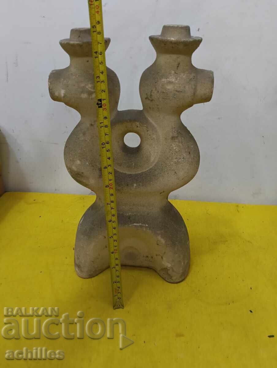 Chamotte candlestick - 5