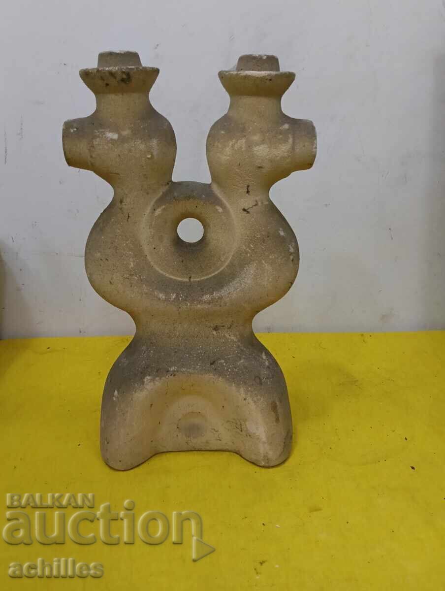 Chamotte candlestick