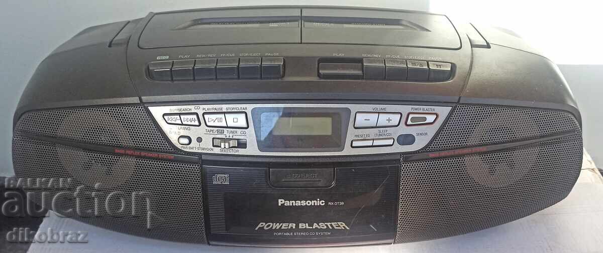 PANASONIC RX 39DT+CD dual cassette radio recorder