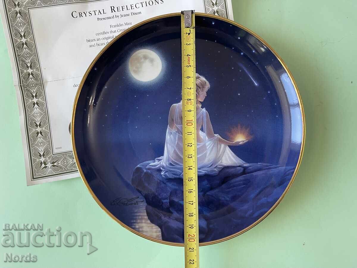 Delivery of Beautiful Crystal Reflections plate