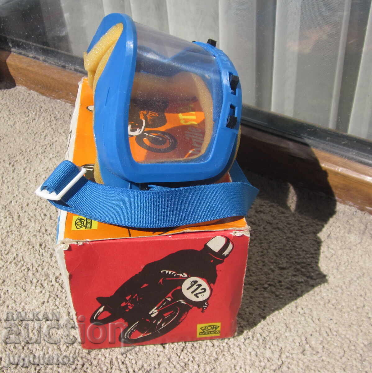 Ochelari de schi/moto ROW germani, pentru motocicletă/schi, în cutie - 5
