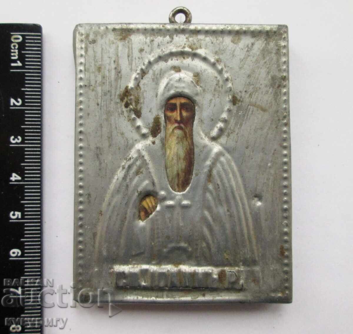 Old royal small icon with mounting of Saint John of Rila - 5 Old royal small icon with mounting of Saint John of Rila - 5