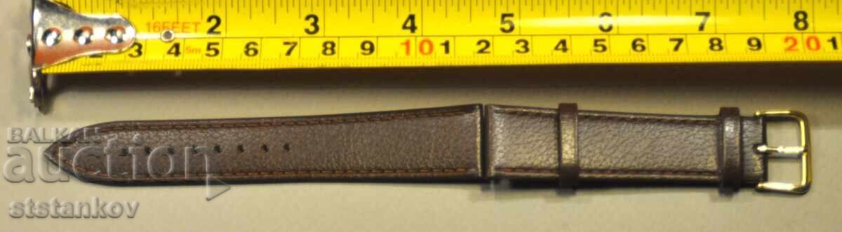 Livrarea Curea din piele maro de 20 mm pentru ceas bărbătesc cu cataramă Livrarea Curea din piele maro de 20 mm pentru ceas bărbătesc cu cataramă