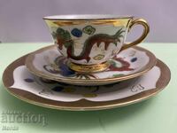 Σετ τσαγιού τριών τεμαχίων με δράκους