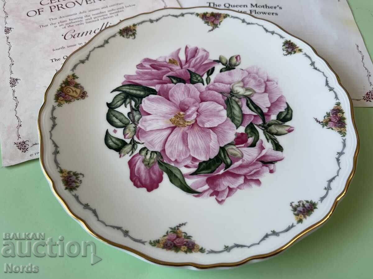 Licitație Farfurie frumoasă Royal Albert cu certificat Licitație Farfurie frumoasă Royal Albert cu certificat