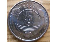 5 cents 2025 - Sint Maarten (Netherlands Antilles)