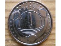 1 cent 2025 - Sint Maarten (Netherlands Antilles)