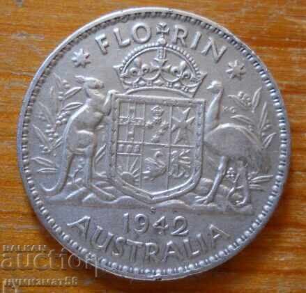 1 Florin 1942 - Αυστραλία (Ασημένιο)