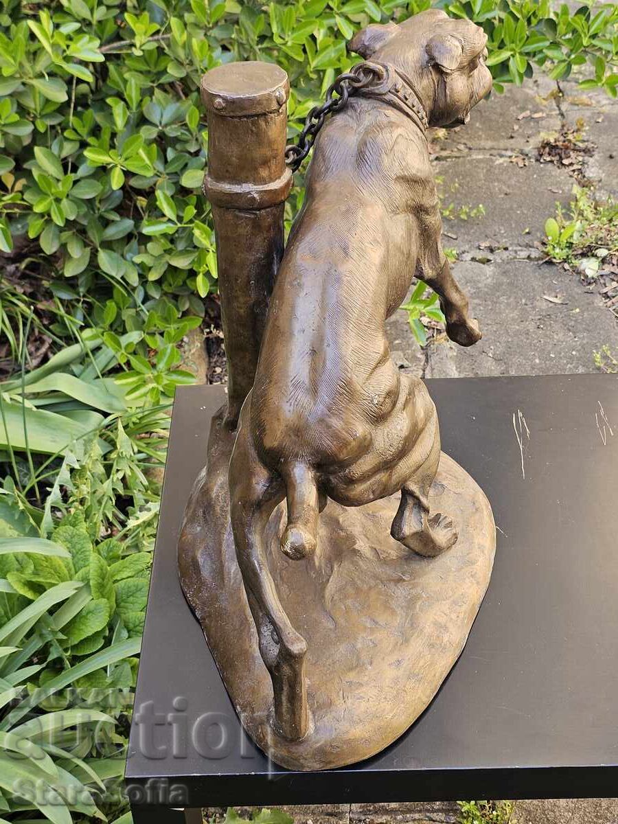 Licitație Sculptură masivă veche din bronz