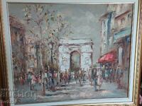 Πίνακας του Ντιμίταρ Βασίλεφ - "Μια μέρα στο Παρίσι"