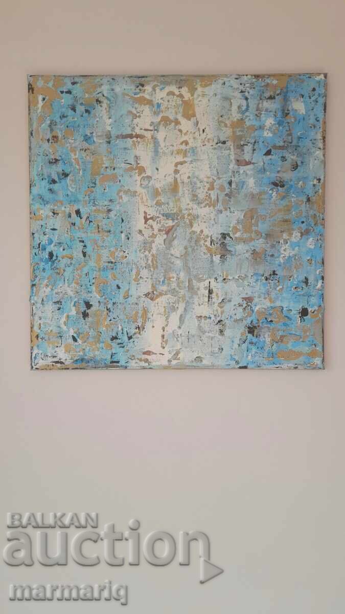 Livrarea Tablou abstract, acril 50x50 cm, decor modern de lux