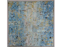 Tablou abstract, acril 50x50 cm, decor modern de lux