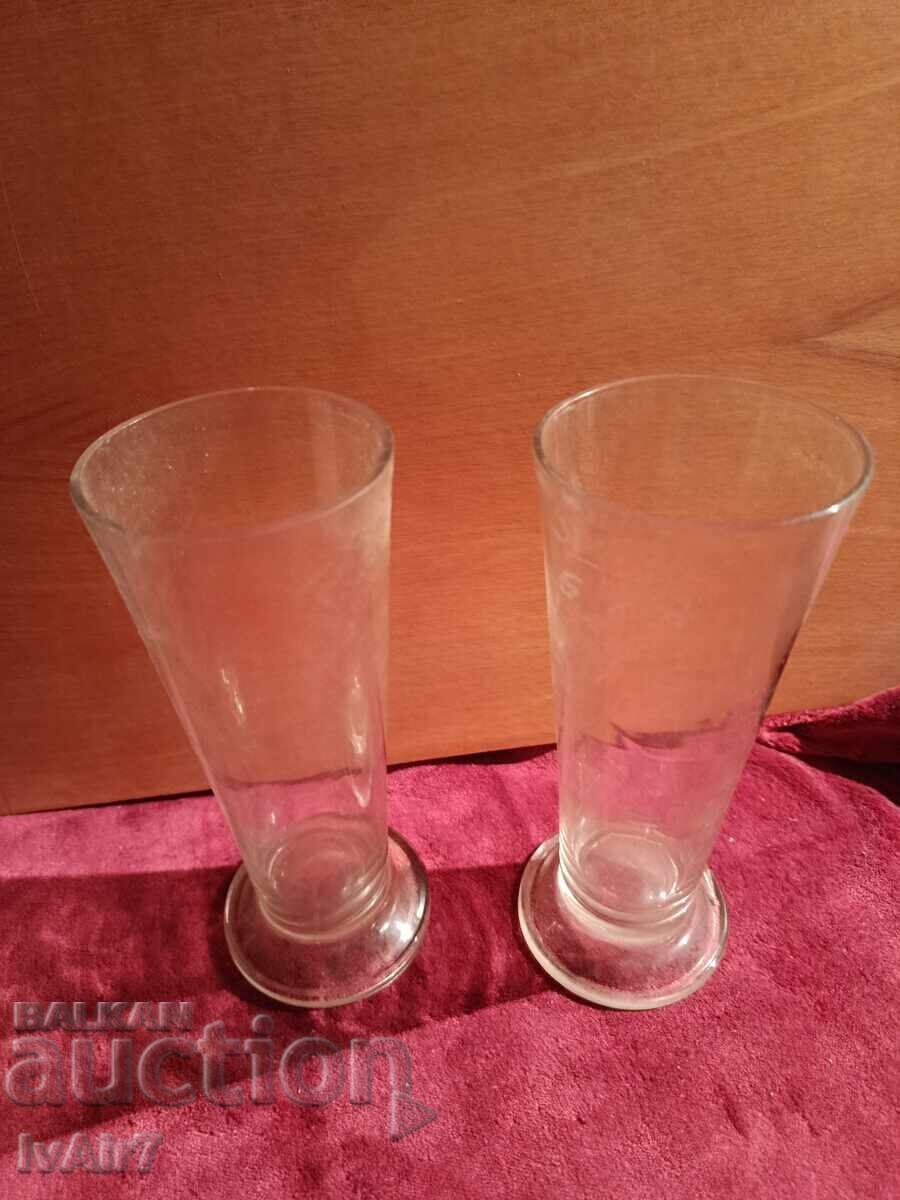 Pahare vechi de bere pentru tavernă, 2 buc