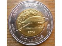 5 δολάρια 2004 - Νήσοι Κόκος (Κίλλινγκ)