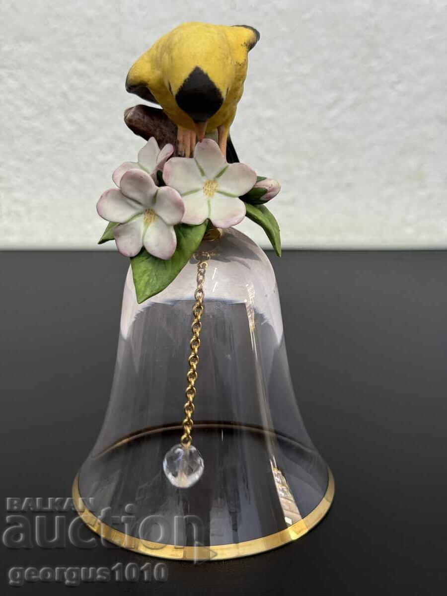 Livrarea Frumos clopoțel din cristal Franklin Mint nr. 8093