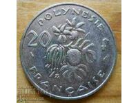 20 franci 1984 - Polinezia Franceză