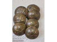 Nasturi de uniformă militară artilerie Regatul Bulgariei