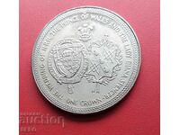 Νήσος του Μαν - 1 κορόνα 1981