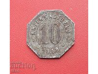 Germania-Baden-Württemberg-Crailsheim-10 Pfennig 1918