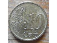 10 λεπτά του ευρώ 2002 Ιταλία