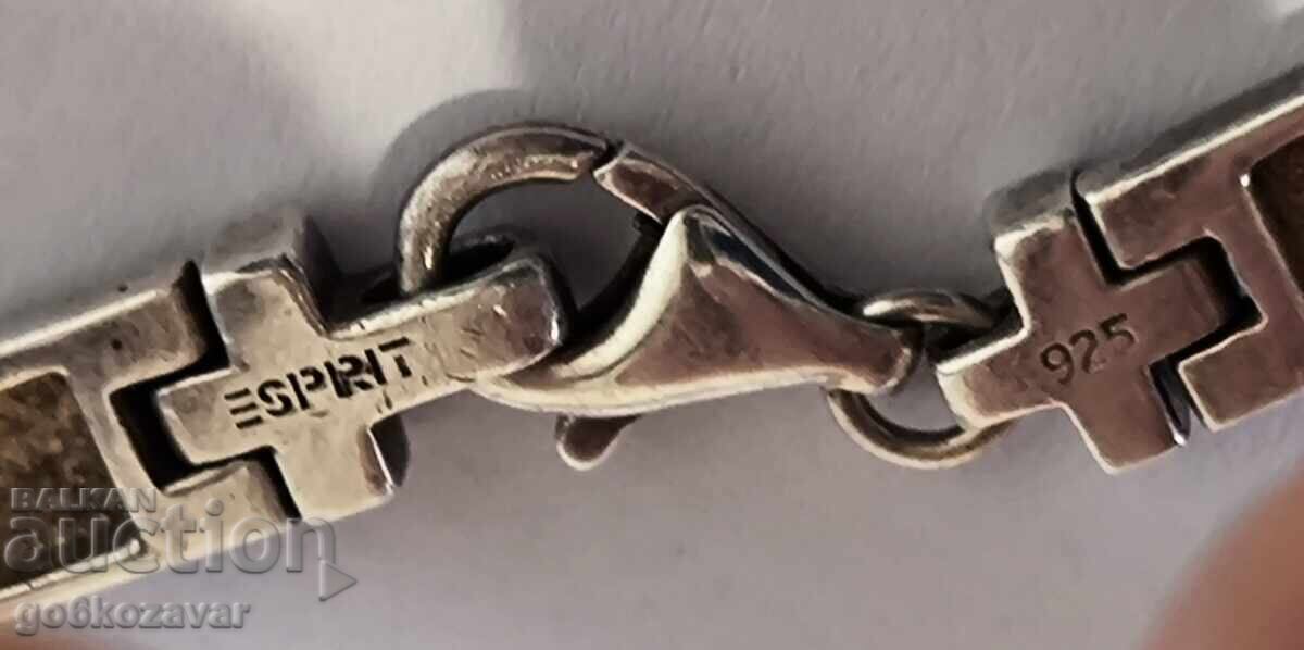 Μαζικό επώνυμο ανδρικό βραχιόλι ESPRIT.! Σε άριστη κατάσταση ! - 5